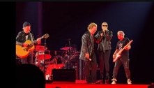 Lady Gaga canta "Shallow", e outras duas músicas, com o U2. Veja!