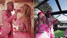 Veja as fotos da festa de noivado de Avril Lavigne e MOD Sun