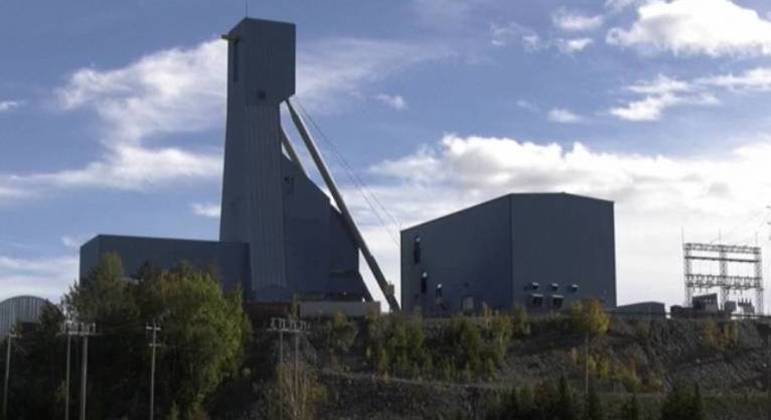 Mina de Totten, no Canadá, onde 39 operários ficaram presos depois de um acidente 
