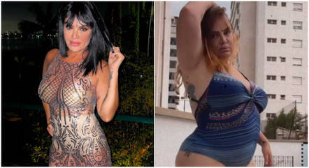 Valentina Francavilla mostrou as mudanças em seu corpo