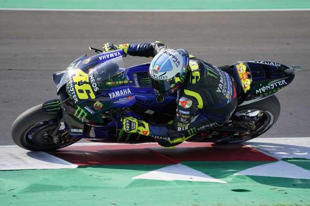 Valentino Rossi vai sair em sétimo, a terceira melhor Yamaha
