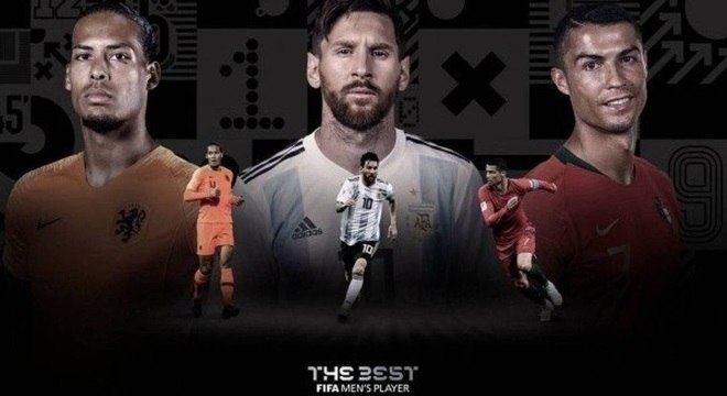 Van Dijk, Messi e Cristiano Ronaldo disputam prêmio de melhor do mundo