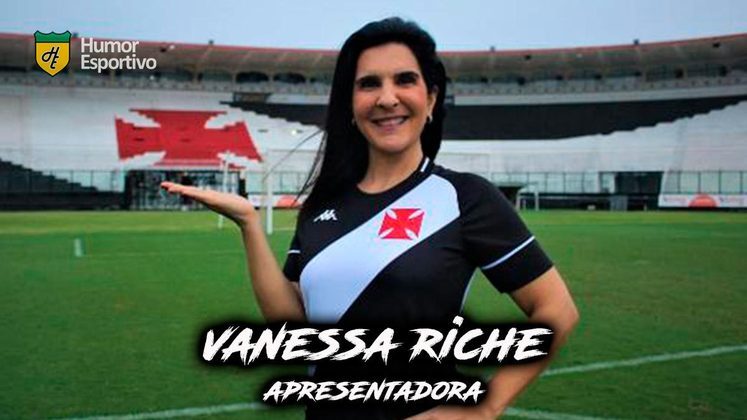 Vanessa Riche é torcedora do Vasco da Gama