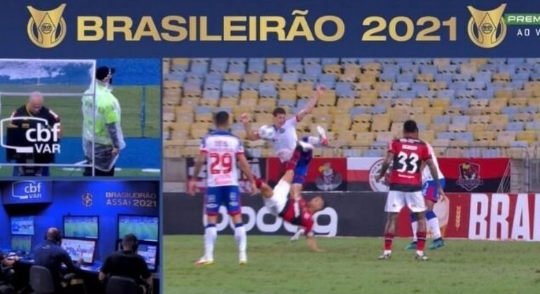 A gota d'água. O pênalti inexistente marcado a favor do Flamengo contra o Bahia
