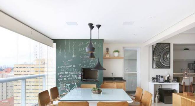 varanda com churrasqueira