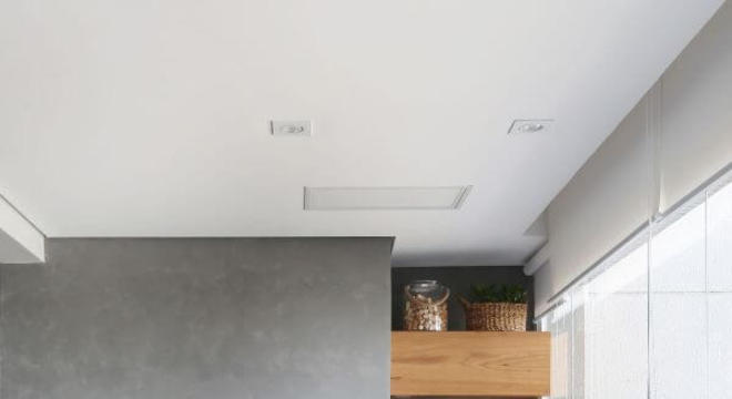 Varanda com churrasqueira para área gourmet super moderna