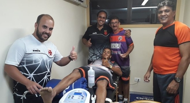 Departamento médico do VAsco já havia ajudado jogadores do Carajás na Copinha