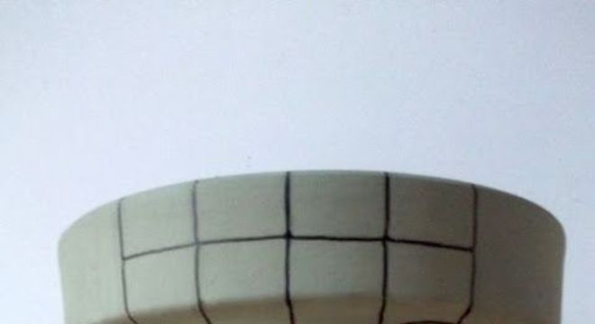 vaso de barro - vaso desenhado 