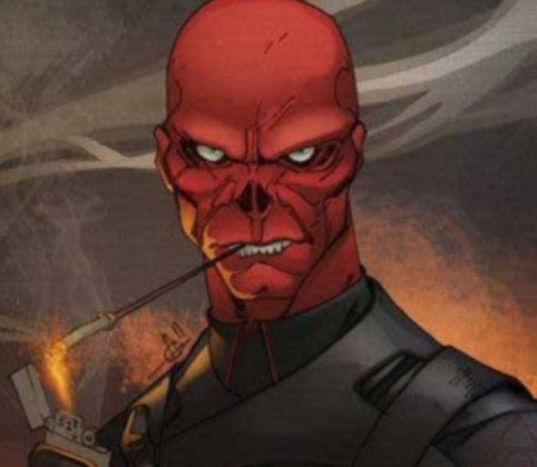 Vegeta x Caveira Vermelha - Um vilão que está totalmente relacionado com o Capitão América, um dos principais heróis da Marvel. Sua aparência medonha é um dos grandes destaques do personagem. 