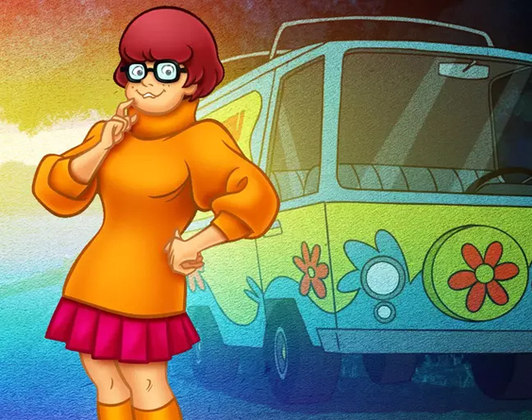  Velma é a mais inteligente do grupo e, com muito conhecimento de ciência, é quem costuma desenvolver os mistérios. Seus principais bordões são 
