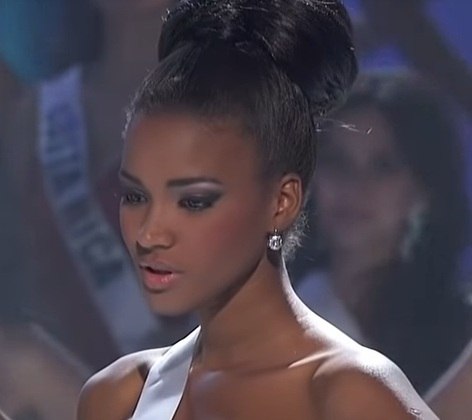 Vencedora da edição de 2011: Leila Lopes - País: Angola - 25 anos quando ganhou o concurso