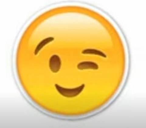 Verdadeiro significado do emoji da foto: E então, sacou?