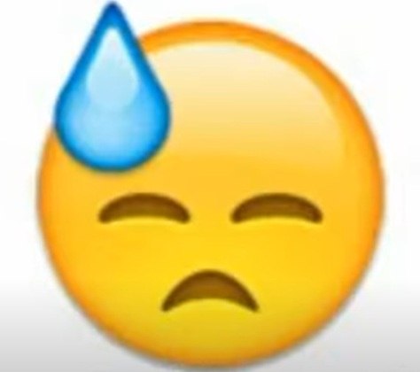 Verdadeiro significado do emoji da foto: Essa doeu