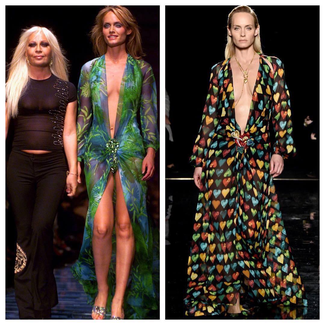 vestidos versace famosos