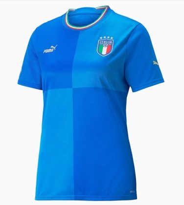 Versão feminina da nova camisa 1 da Itália