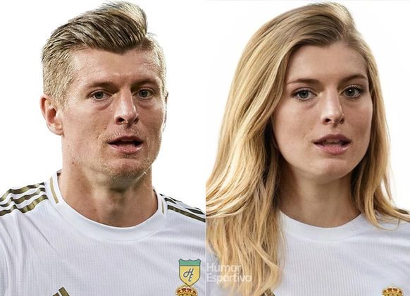 Versão feminina dos jogadores de futebol: Toni Kroos.