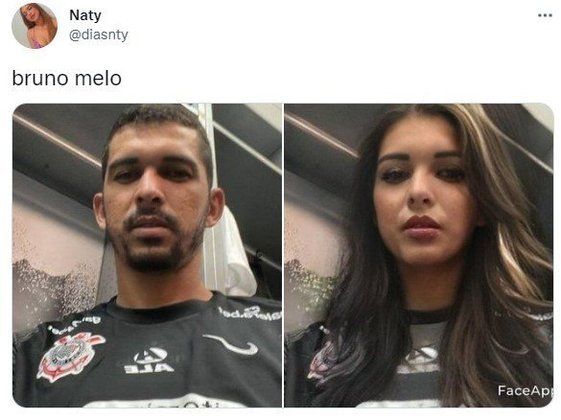 Versão feminina dos jogadores do Corinthians: Bruno Melo