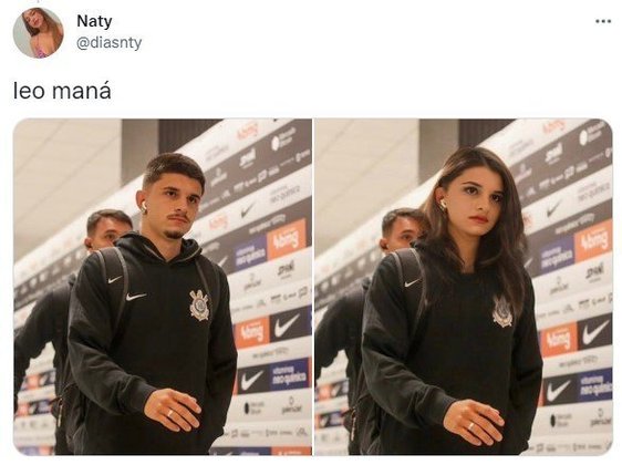 Versão feminina dos jogadores do Corinthians: Léo Mana