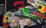 Verstappen, capacete Verstappen