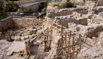 Vestígios do Templo de Salomão comprovam a precisão bíblica (Reprodução / Record TV)