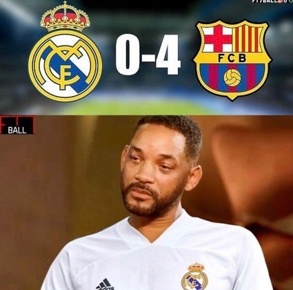 Vexame do Real Madrid diante do Barcelona rendeu zoeiras nas redes sociais.