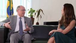 Alckmin diz que há condições favoráveis para reduzir juros (Record TV/Reprodução - 6.6.2023)