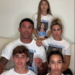 Victor Belfort e a família