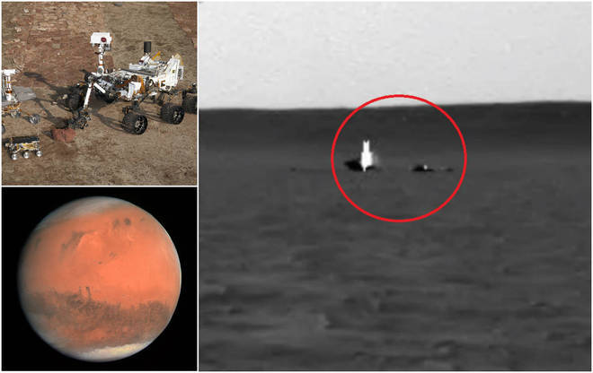 Uma figura de formato estranho foi fotografada na superfÃ­cie de Marte por um robÃ´ da NASA, enviado ao planeta vermelho como parte da missÃ£o Rover. A estranha apariÃ§Ã£o despertou interesse de teÃ³ricos, que acreditam que essa seja a prova definitiva de vida fora do planeta Terra*Â EstagiÃ¡rio doÂ R7, sob supervisÃ£o de Filipe Siqueira