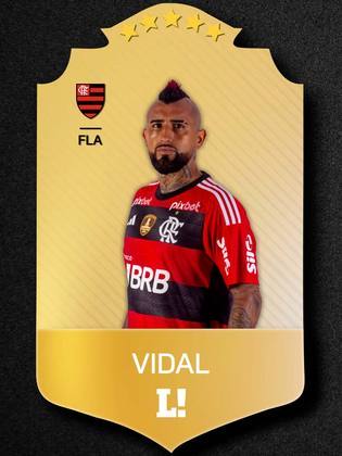 Vidal - 6,5 - O volante deu a assistência para o sétimo gol do Flamengo.