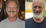 O bigodinho era a marca registrada de Belmiro na novela. Agora, Ricardo Petraglia assumiu o cabelo grisalho e deixou a barba crescer