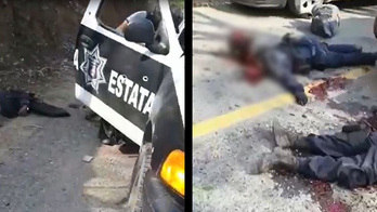 __Traficantes mexicanos divulgam vÃ­deo de execuÃ§Ã£o de policiais__ (ReproduÃ§Ã£o)