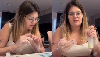 Viih Tube faz colar com o próprio leite materno: 'Em 48 horas vai ficar pronto' (Reprodução/Instagram)