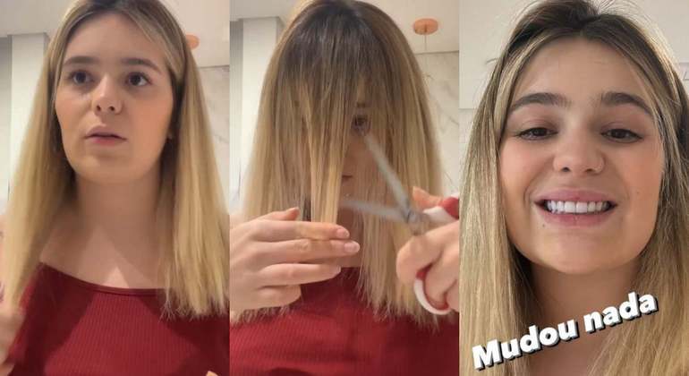 Viih Tube cortou os cabelos 'ao vivo' em sua rede social