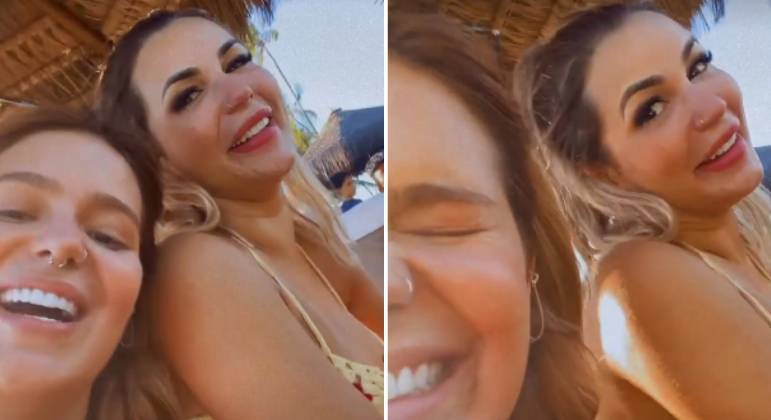 Deolane Bezerra cruza com Viih Tube em festa e diz: 'Ela vai passar o rodo'
