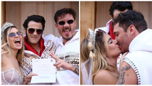 Viih Tube e Eliezer se 'casam' em cerimônia feita por Elvis Presley