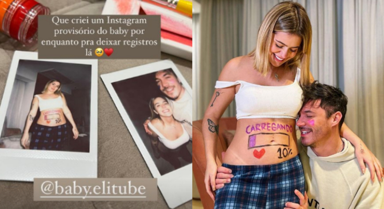 Viih Tube e Eliezer criam perfil no Instagram para bebê
