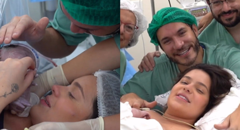 Viih Tube mostra momentos do parto da filha aos seguidores
