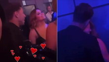 Viih Tube e o influenciador Isaías se beijam em show de Luan Santana 