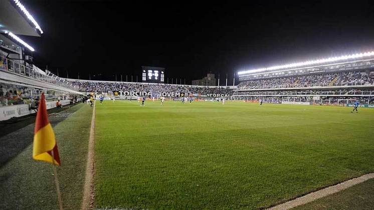 Vila Belmiro - Inaugurado em 22/10/1916 - Clube dono do estádio: Santos