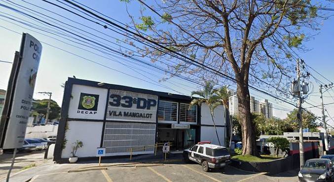 Caso foi registrado no 33° Distrito Policial, da Vila Mangalot