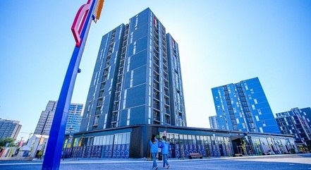 Vila Pan-Americana que recebe os atletas 