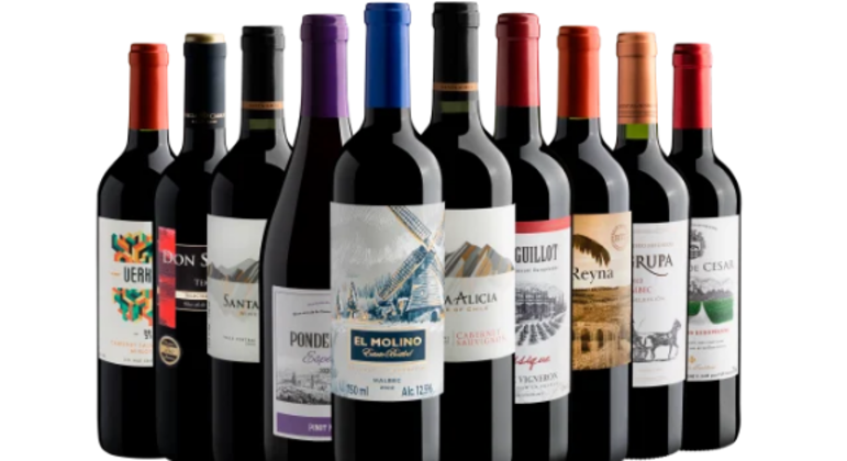 Kit de vinhos Evino