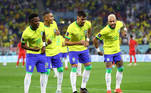 Vini Jr., Raphinha, Paquetá, Neymar, dancinha Brasil, dança Brasil, Copa 2022,