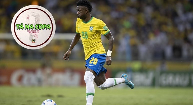 Vini Jr. (Real Madrid-ESP) - TÁ NA COPA - Após temporada de altíssimo nível, atacante também tem vaga certa e briga pela titularidade.