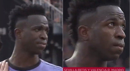 Veja o choro de Vinícius Jr. após ser chamado de macaco em jogo na Espanha  - Esportes - R7 Futebol