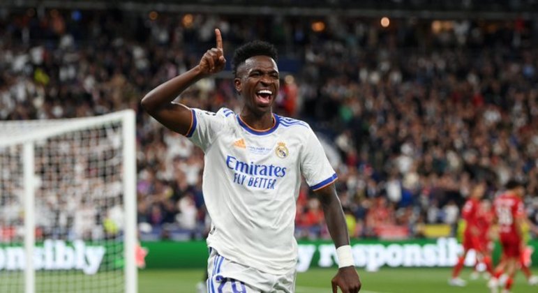 A alegria de Vini Jr. O brasileiro era ridicularizado ao chegar no Real Madrid