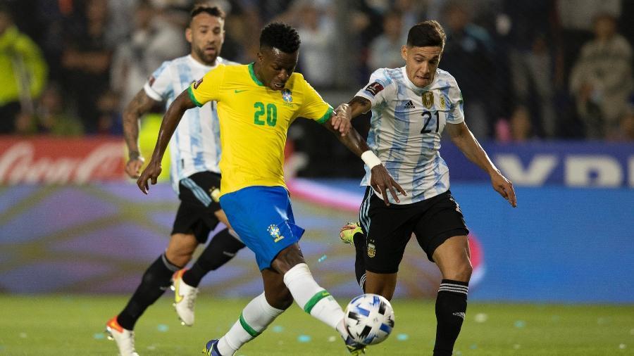 Vinícius Junior convocado contra a Argentina. Por conta de contusão de Roberto Firmino