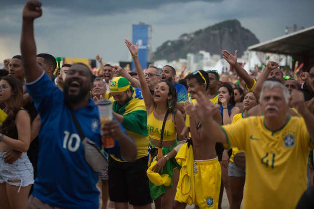 Vinícius Júnior desencantou e levou Copacabana ao delírio: O Brasil saía na frente por uma vaga nas quartas de final. 