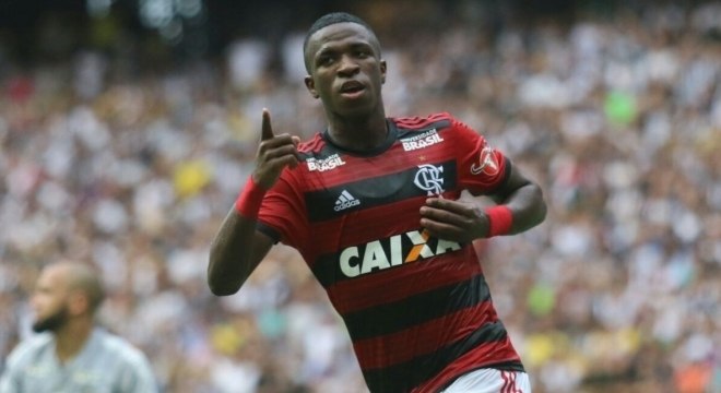 VinÃ­cius JÃºnior marcou 2 gols na vitÃ³ria do Flamengo sobre o CearÃ¡