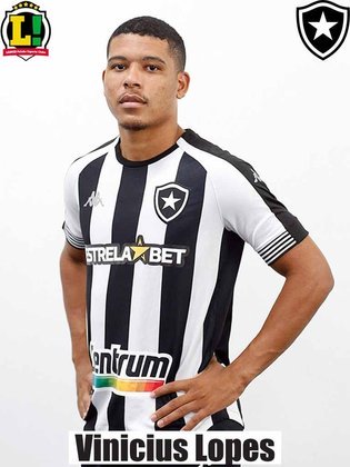 VINÍCIUS LOPES - 6,0 - Foi uma peça importante de velocidade para o Botafogo, mostrando coragem em diversos momentos para realizar jogadas individuais.